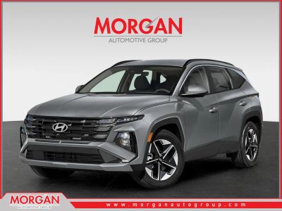 2026 Hyundai TUCSON SEL in Hampton Gray — front three-quarter view