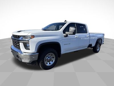 2023 Chevrolet Silverado 2500 HD LT in Summit White — front three-quarter view