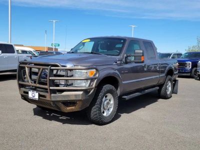 2012 Ford F-350SD XLT in Sterling Gray Metallic — front three-quarter view
