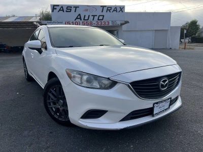 2017 Mazda MAZDA6 in Snowflake White Pearl Mica — front three-quarter view