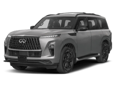2026 INFINITI QX80 SPORT in Dynamic Metal — front three-quarter view