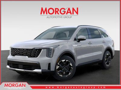 2026 Kia Sorento S in Wolf Gray — front three-quarter view