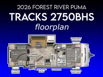 2026 FOREST RIVER PUMA — rear three-quarter view