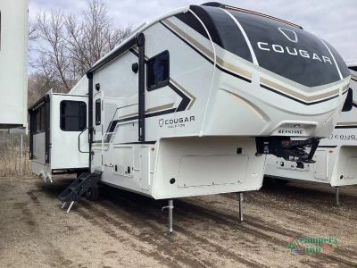 2026 Keystone RV Cougar Half-Ton — front three-quarter view