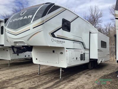 2026 Keystone RV Cougar Half-Ton — rear three-quarter view