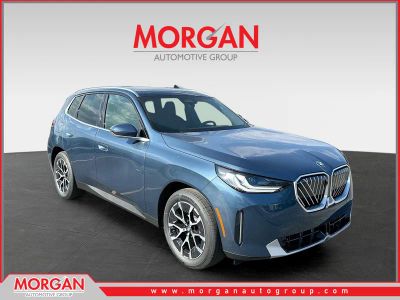 2026 BMW X3 30 xDrive in Blue — front three-quarter view