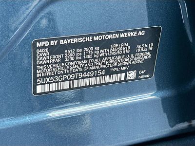 2026 BMW X3 — photo 27 view
