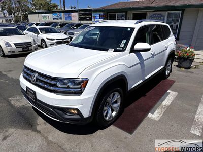 2018 Volkswagen Atlas — rear three-quarter view