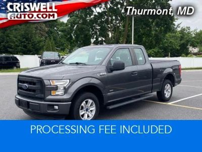 2017 Ford F-150 XL in Magnetic Metallic — front three-quarter view