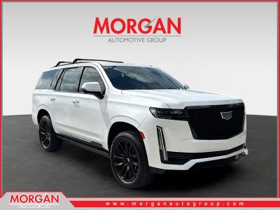 2024 Cadillac Escalade 4WD Sport Platinum in Crystal White Tricoat — front three-quarter view