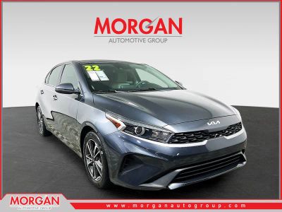 2022 Kia Forte LXS in Gray — front three-quarter view