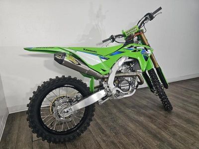 2026 Kawasaki KX450SR — rear three-quarter view
