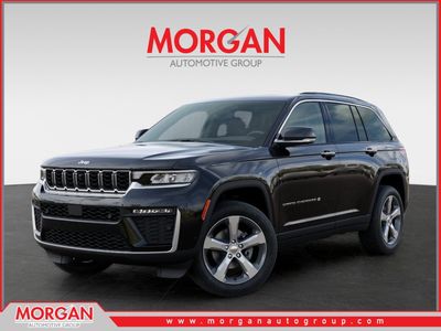 2026 Jeep Grand Cherokee Limited in Black — front three-quarter view