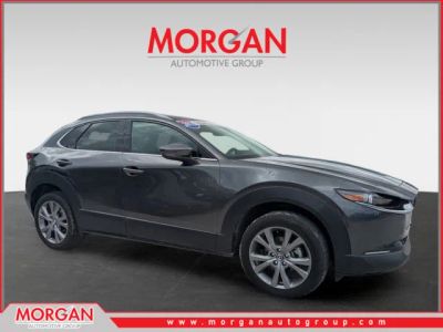 2025 Mazda CX-30 2.5 S Premium Package in Machine Gray Metallic — front three-quarter view