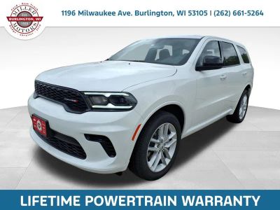 2026 Dodge Durango DURANGO GT AWD in White Knuckle Clear-Coat Exterior Paint — front three-quarter view