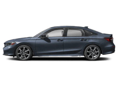 2026 Honda Civic Hybrid — rear three-quarter view