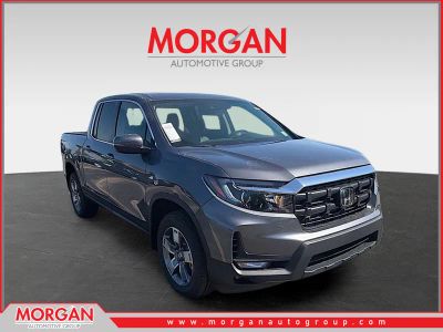 2026 Honda Ridgeline RTL in Modern Steel Metallic — front three-quarter view