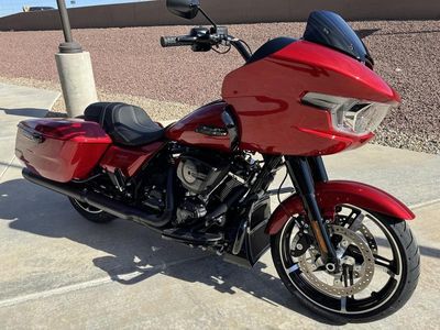 2025 Harley-Davidson FLTRX - Road Glide in BRILLIANT RED — front three-quarter view