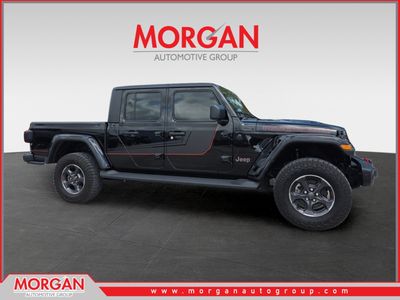 2023 Jeep Gladiator Rubicon in Black — front three-quarter view