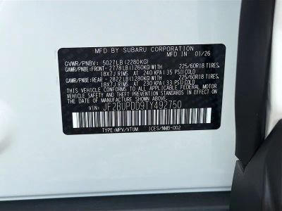 2026 Subaru Outback — photo 42 view