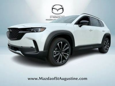2026 Mazda CX-50 2.5 Turbo in Beige — front three-quarter view