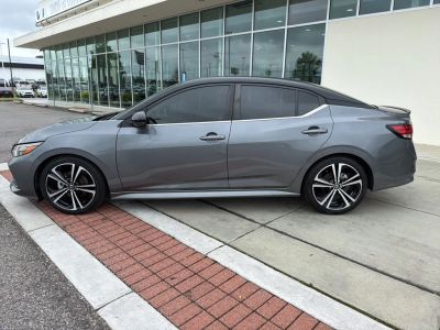2021 Nissan Sentra — rear three-quarter view