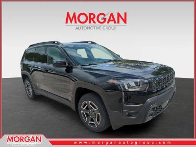 2026 Jeep Cherokee Laredo in Black — front three-quarter view