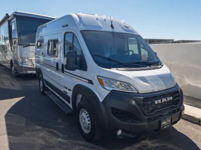 2027 Winnebago SOLIS POCKET — front three-quarter view