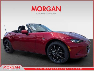 2026 Mazda MX-5 Miata Grand Touring in Red — front three-quarter view