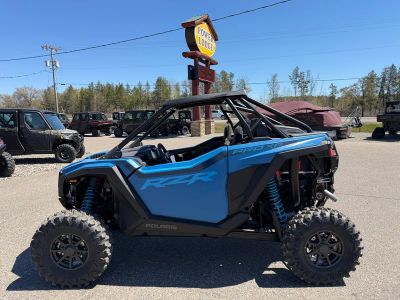 2026 Polaris RZR PRO XP Ultimate Z26XPD92AN in Earth Blue — front three-quarter view