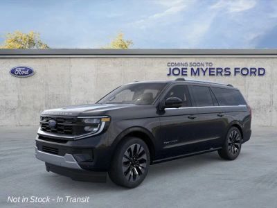 2026 Ford Expedition Max in Agate Black — front three-quarter view