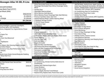 2023 Volkswagen Atlas 3.6L V6 SEL R-Line Black - Photo 3