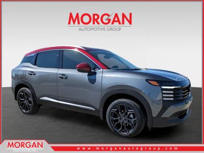 2026 Nissan Kicks SR in Gray — front three-quarter view