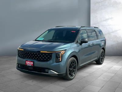 2026 Kia Carnival Hybrid — front three-quarter view