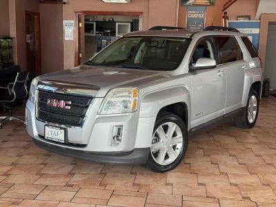 2011 GMC Terrain in Silver — front three-quarter view