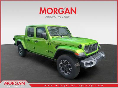 2026 Jeep Gladiator Sport in Green — front three-quarter view