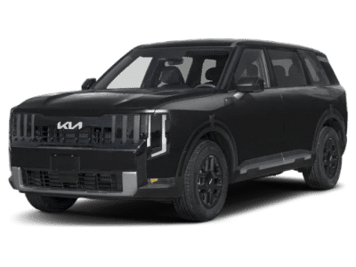 2027 Kia Telluride S in Black — front three-quarter view