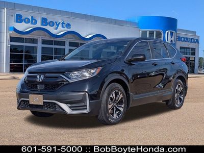 2021 Honda CR-V Special Edition in Crystal Black Pearl — front three-quarter view