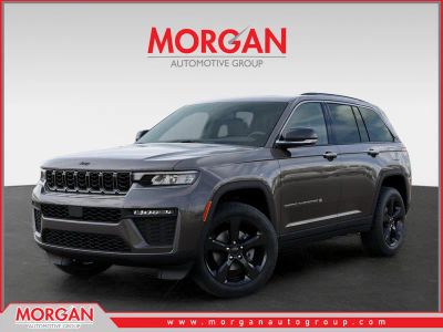 2026 Jeep Grand Cherokee Limited in Gray — front three-quarter view