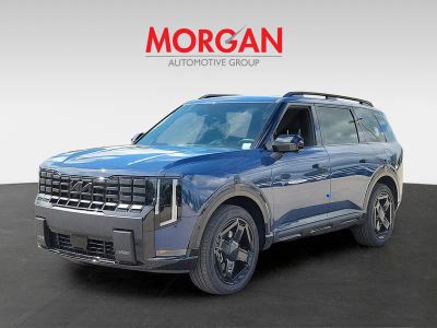 2027 Kia Telluride Hybrid — rear three-quarter view
