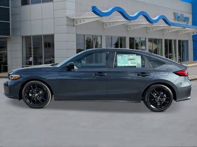 2026 Honda Civic Hatchback Hybrid — side profile view