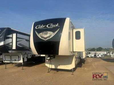 2021 Forest River RV Cedar Creek Hathaway Edition — front three-quarter view