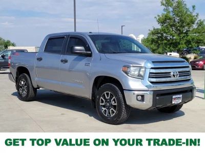 2017 Toyota Tundra SR5 in Silver Sky Metallic — front three-quarter view