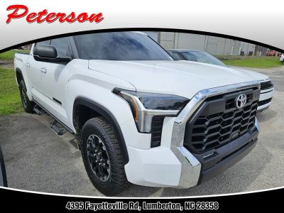 2025 Toyota Tundra SR5 in Ice Cap — front three-quarter view