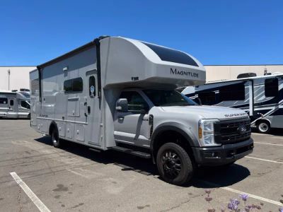 2027 Thor Motor Coach MAGNITUDE GRAND — front three-quarter view