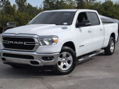 2022 Ram 1500 Big Horn/Lone Star in White — front three-quarter view