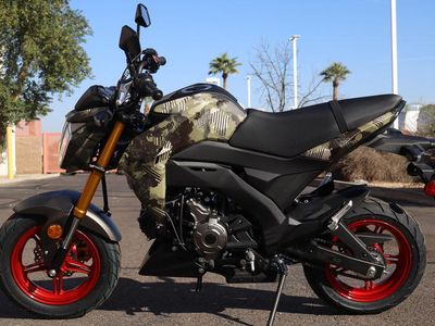 2026 Kawasaki Z125 PRO Cypher Camo Beige - Photo 9