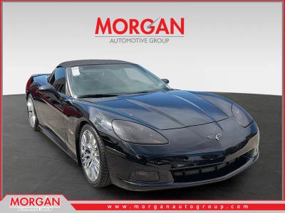 2008 Chevrolet Corvette Base in Black — front three-quarter view