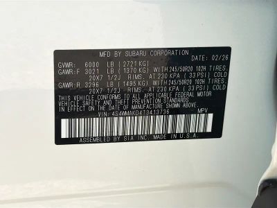 2026 Subaru Ascent — photo 44 view