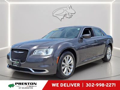 2015 Chrysler 300 Limited in Granite Crystal Metallic Clearcoat — front three-quarter view
